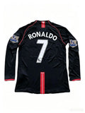 Manchester United 2007-08 Away Long Sleeve Jersey #7 Ronaldo