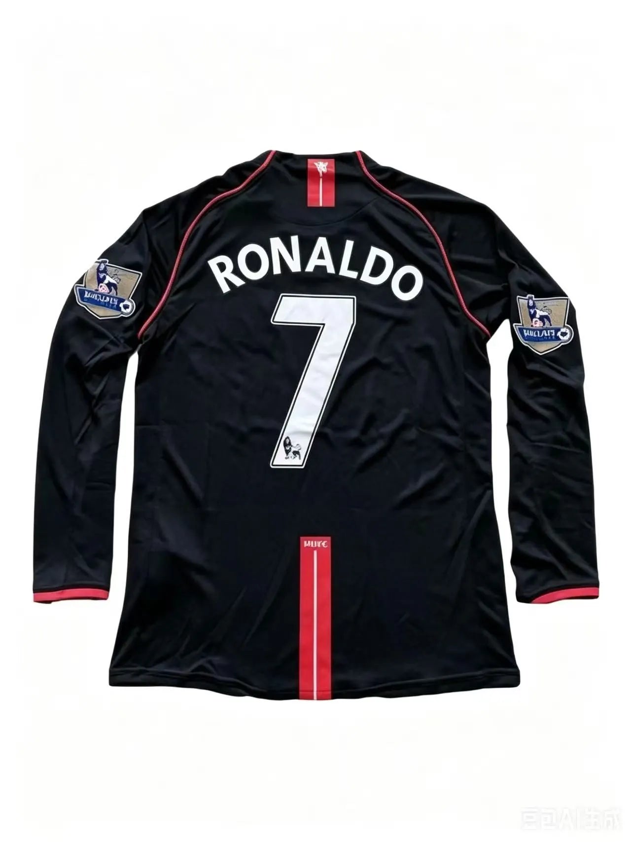 Manchester United 2007-08 Away Long Sleeve Jersey #7 Ronaldo