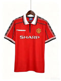 Manchester United 1998‑1999 Season Short‑Sleeve Home Retro Soccer Jersey