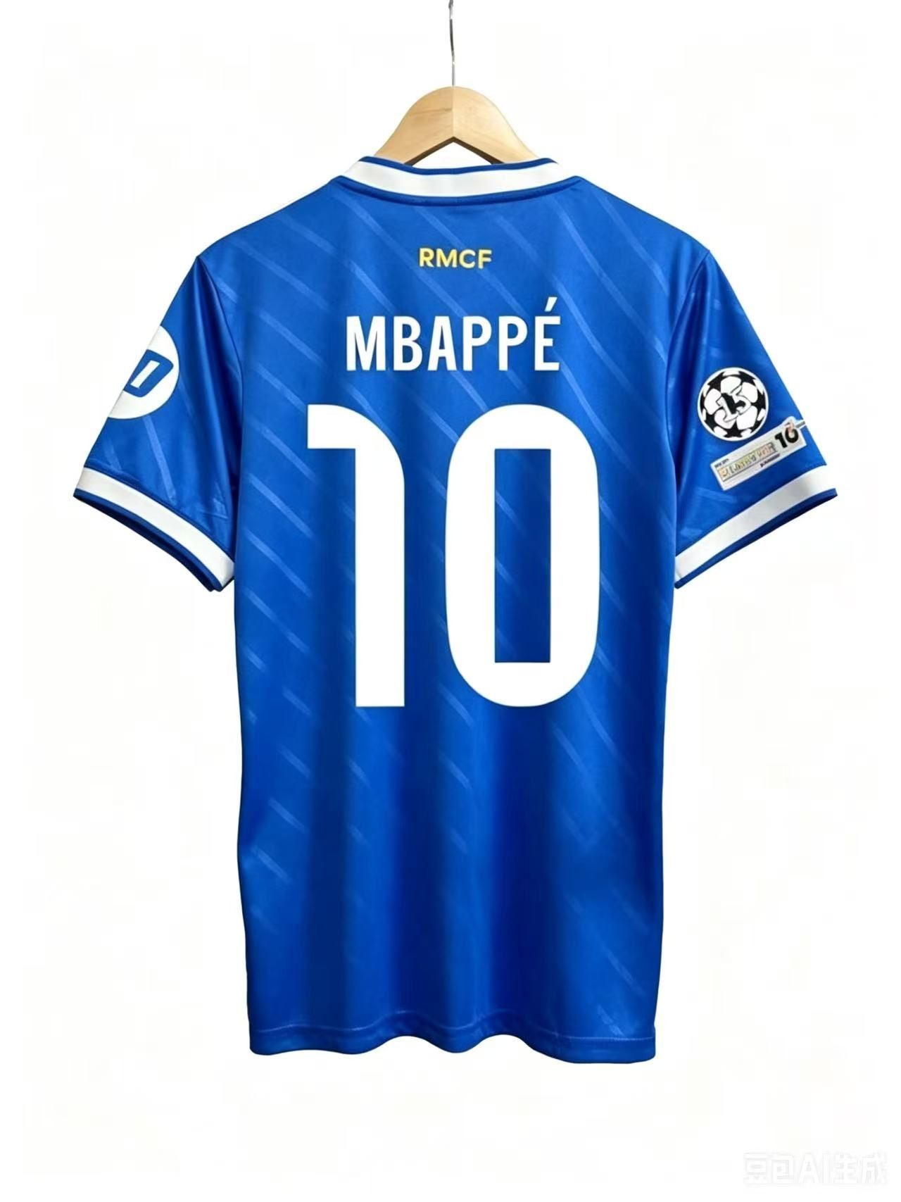Real Madrid 2025-26 UCL Second Away Jersey #10 Mbappé Fan Version