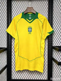 Brazil National Team 2004‑2006 Season Home Retro Soccer Jersey