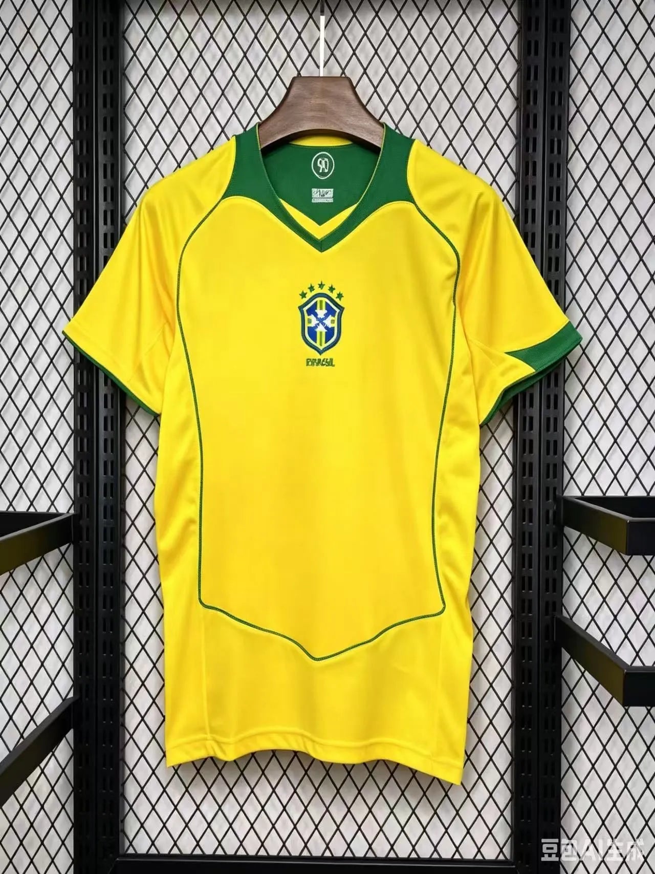 Brazil National Team 2004‑2006 Season Home Retro Soccer Jersey
