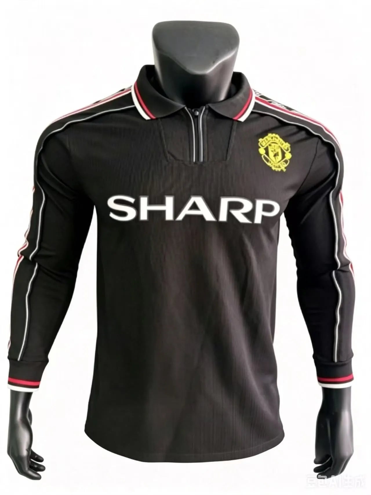 Manchester United 1998‑1999 Season Long‑Sleeve Away Retro Soccer Jersey