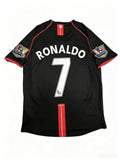 Manchester United 2007-08 Away Short Sleeve Jersey #7 Ronaldo