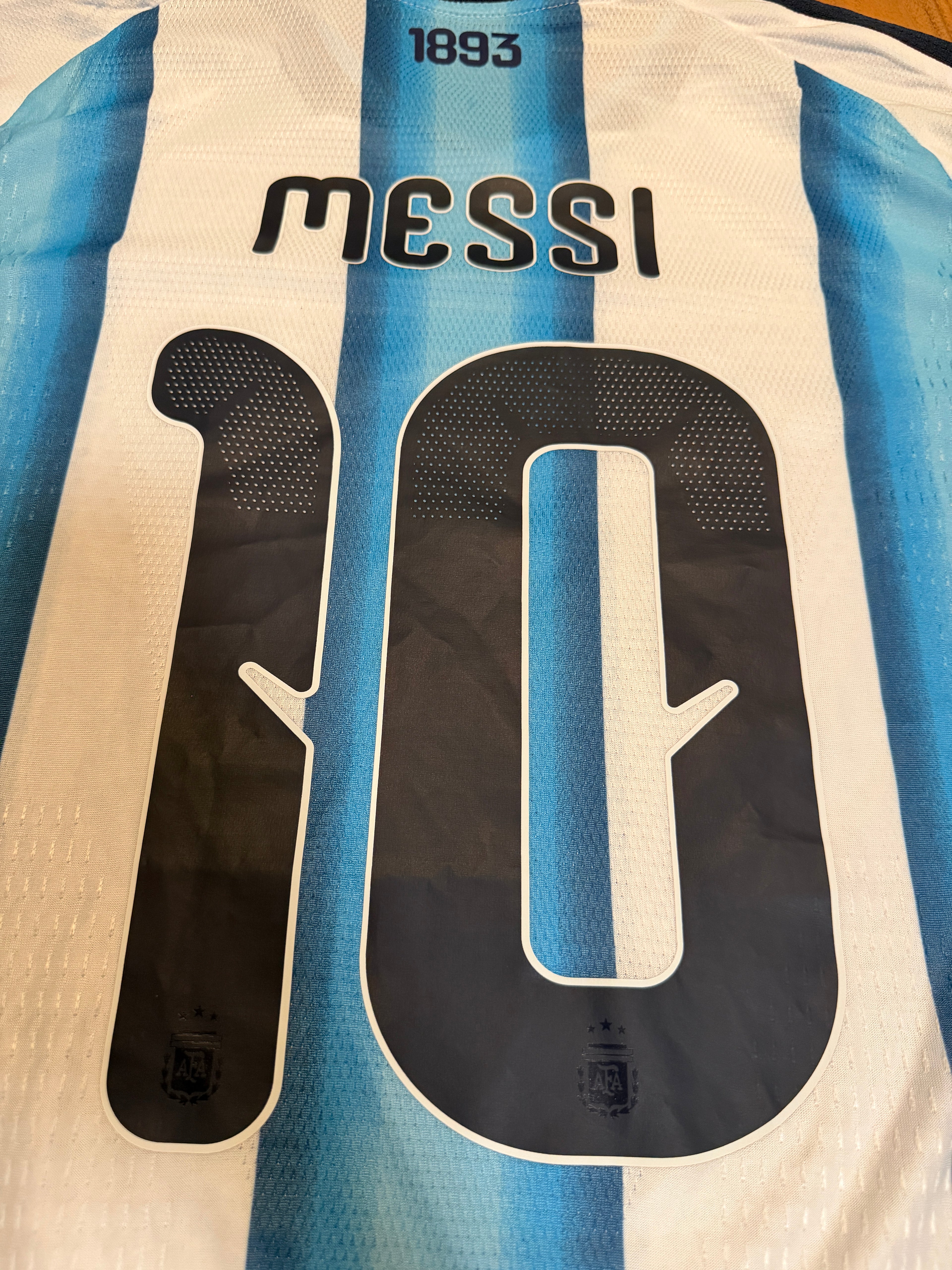 Argentina's home football jersey for the 2026 World Cup（Comes with a team's popular star printing service）