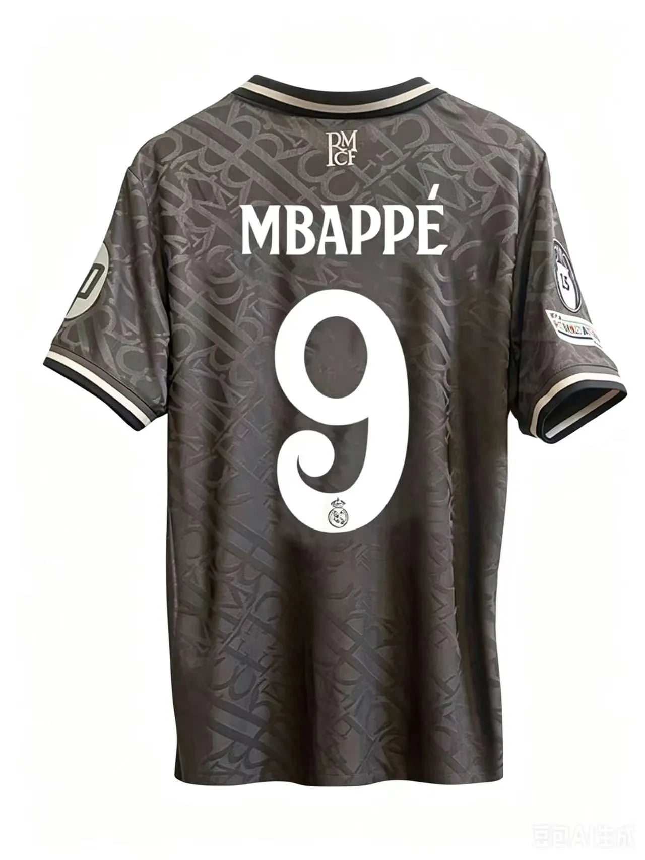 Real Madrid 2024-25 Second Away Jersey #9 Mbappé