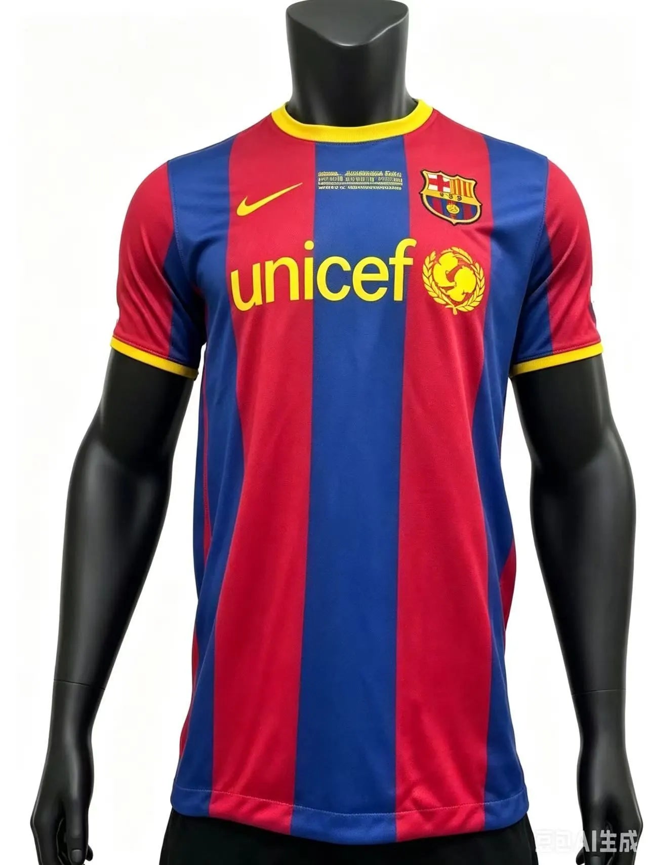 FC Barcelona 2010‑2011 Season Home Retro Soccer Jersey