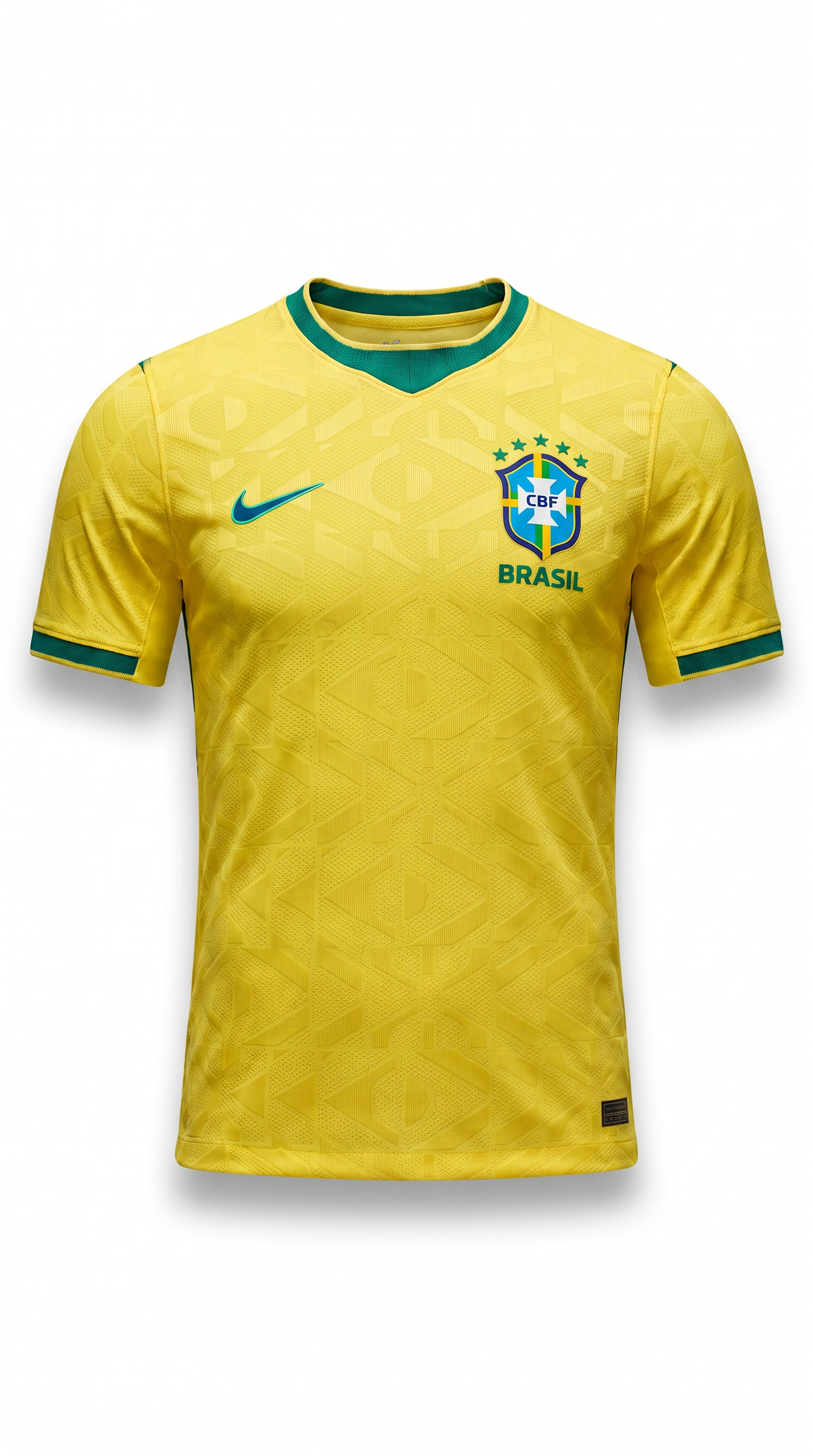 Brazil's home football jersey for the 2026 World Cup（Comes with a team's popular star printing service）