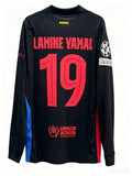 FC Barcelona 2024-25 Away Long Sleeve Jersey #19 Lamine Yamal