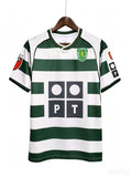 Sporting CP (Lisbon) 2003‑2004 Season Home Retro Soccer Jersey