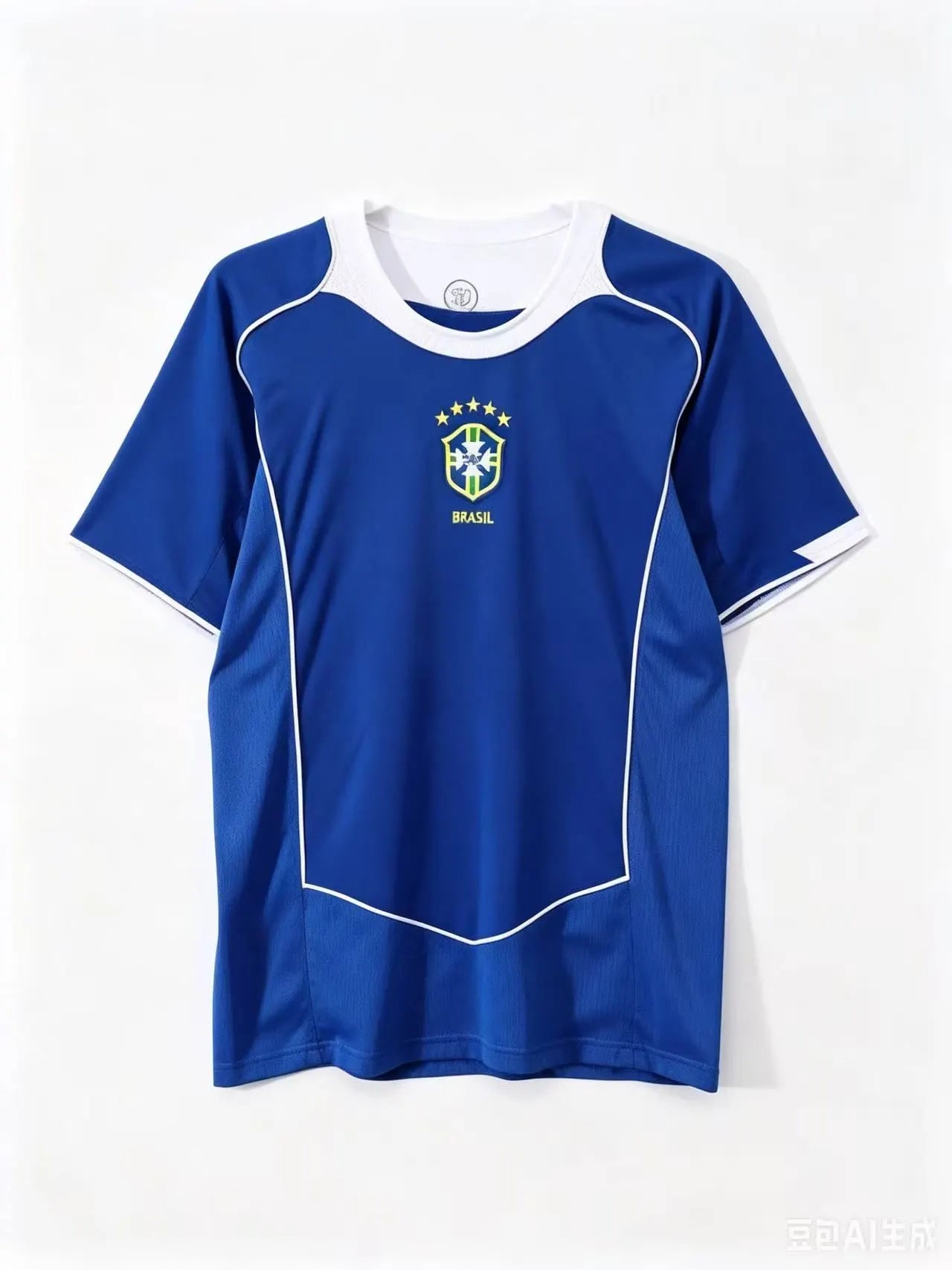 Brazil National Team 2004Period Away Retro Soccer Jersey