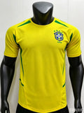 Brazil National Team 2002 World Cup Home Training Retro Soccer Jersey
